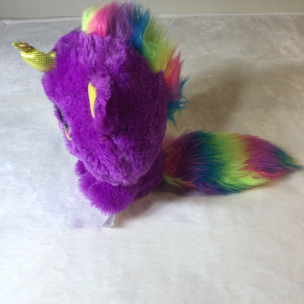 Unicorn 🌼 Fiesta Purple Rainbow Twinkle Sparkle w/ baby unicorn pink 2 Plushies - Picture 3 of 13